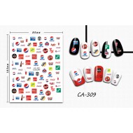 3D Nail Stickers - CA-309